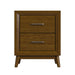 Santa Barbara - 2-Drawer Cabinet - Walnut – Accent Nightstands by Elements International at Furniture Wholesale Plus , Nashville furniture store
