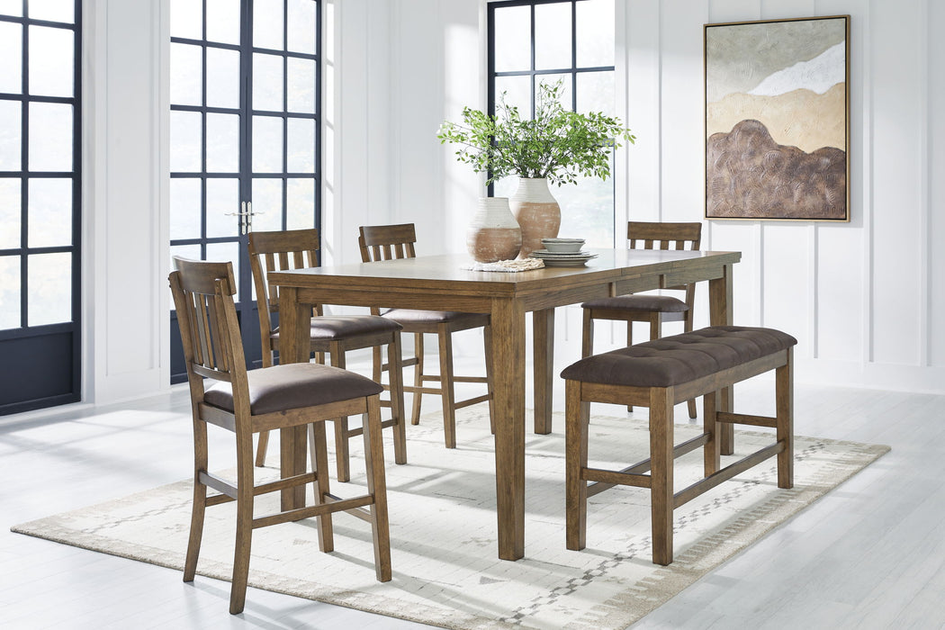 Urbinforte - Counter Height Extension Dining Table Set – 5 Piece Dining Room Sets by Signature Design by Ashley® at Furniture Wholesale Plus , Nashville furniture store