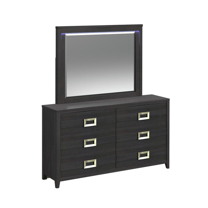 Tobias - Bedroom Set With LED – 3 Piece Bedroom Sets by Elements International at Furniture Wholesale Plus , Nashville furniture store