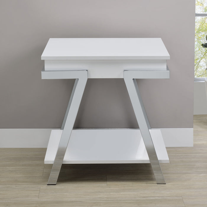 Zena - End Tables - White – End Tables by Steve Silver Furniture at Furniture Wholesale Plus , Nashville furniture store