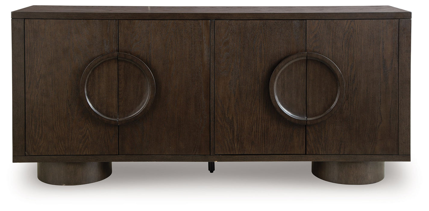 Veeda - Accent Cabinet - Dark Brown – Accent Cabinets by Signature Design by Ashley® at Furniture Wholesale Plus , Nashville furniture store