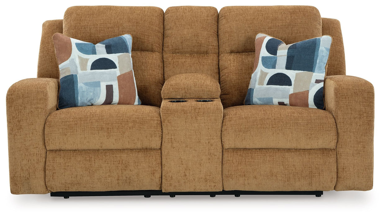 Kanlow - Dbl Reclining Loveseat With Console – Reclining Loveseats by Signature Design by Ashley® at Furniture Wholesale Plus , Nashville furniture store