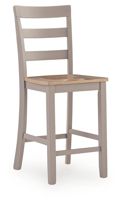 Harperfeld - Barstool (Set of 2) - Natural / Gray – Stool Sets by Signature Design by Ashley® at Furniture Wholesale Plus , Nashville furniture store