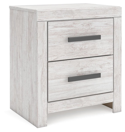Cayboni - Whitewash - Two Drawer Night Stand - Premium Accent Nightstands from Signature Design by Ashley® - Just $158! Shop now at Furniture Wholesale Plus  We are the best furniture store in Nashville, Hendersonville, Goodlettsville, Madison, Antioch, Mount Juliet, Lebanon, Gallatin, Springfield, Murfreesboro, Franklin, Brentwood
