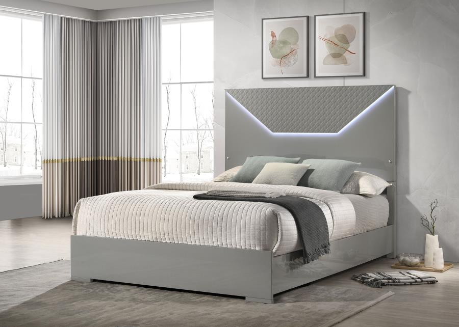 Ives - Panel Bed LED Headboard – Panel Beds by Coaster Fine Furniture at Furniture Wholesale Plus , Nashville furniture store