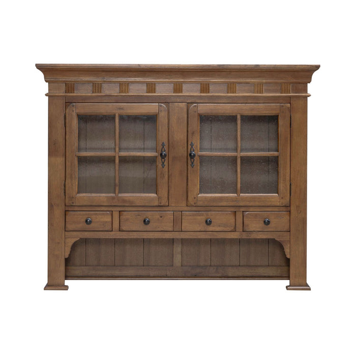 Treasures - Hutch - Rustic Oak – Hutches by Liberty Furniture at Furniture Wholesale Plus , Nashville furniture store