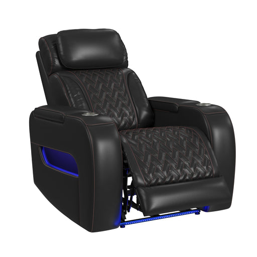 Prime Time - P3 Recliner With LED And Wireless Charger Pocket – Reclining Chairs by Elements International at Furniture Wholesale Plus , Nashville furniture store