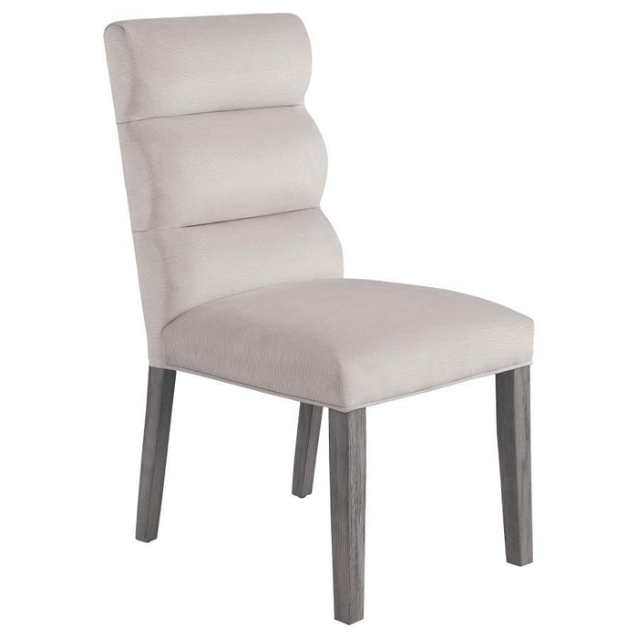 Carla - Upholstered Dining Side Chair (Set of 2) – Chair Sets by Coaster Fine Furniture at Furniture Wholesale Plus , Nashville furniture store
