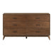 Century Modern - 6 Drawer Dresser - Walnut – Dressers by Liberty Furniture at Furniture Wholesale Plus , Nashville furniture store