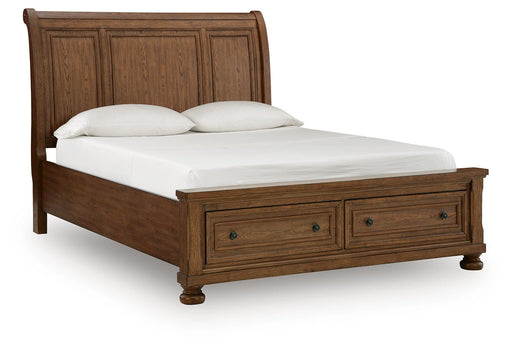 Zackaryn - Sleigh Storage Bed – Storage Beds by Signature Design by Ashley® at Furniture Wholesale Plus , Nashville furniture store