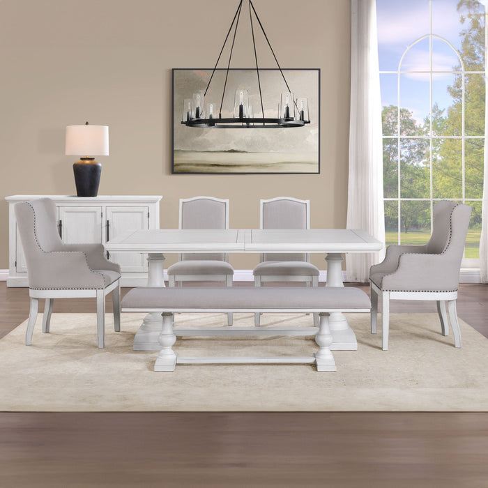 Warren - Dining Set – 6 Piece Dining Room Sets by Steve Silver Furniture at Furniture Wholesale Plus , Nashville furniture store