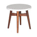 Serena - Silverstone Round End Table - White – End Tables by Steve Silver Furniture at Furniture Wholesale Plus , Nashville furniture store