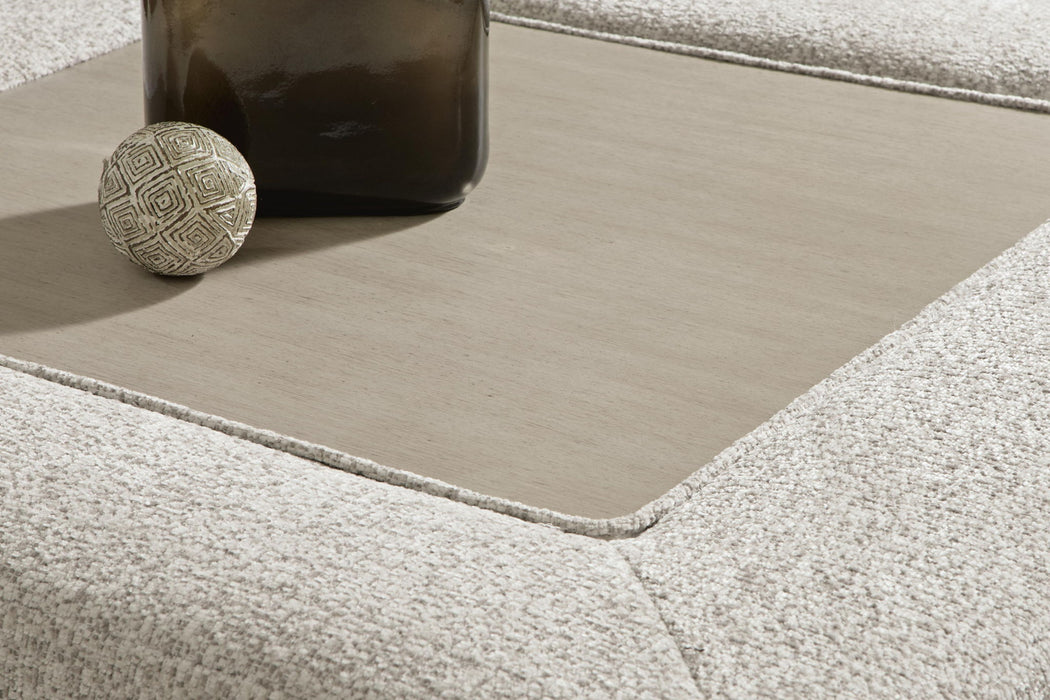 Ashbourne Estate - Oversized Accent Ottoman - Snowstone – Accent Ottomans by Signature Design by Ashley® at Furniture Wholesale Plus , Nashville furniture store