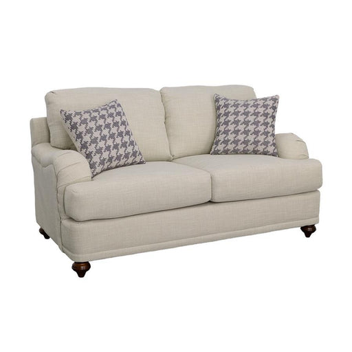 Glenn - Upholstered English Arm Loveseat - Light Gray And Blue - Premium Stationary Loveseats from CoasterElevations - Just $1079! Shop now at Furniture Wholesale Plus  We are the best furniture store in Nashville, Hendersonville, Goodlettsville, Madison, Antioch, Mount Juliet, Lebanon, Gallatin, Springfield, Murfreesboro, Franklin, Brentwood