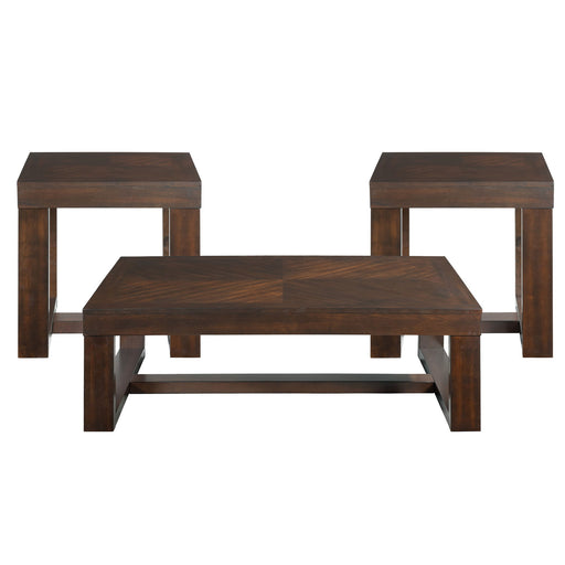 Hardy - 3 Piece Occasional Table Set - Cherry – Table Sets by Elements International at Furniture Wholesale Plus , Nashville furniture store