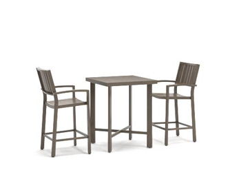 Vista Point - Counter Table Set (Set of 3) - Brown – 3 Piece Outdoor Sets by Signature Design by Ashley® at Furniture Wholesale Plus , Nashville furniture store