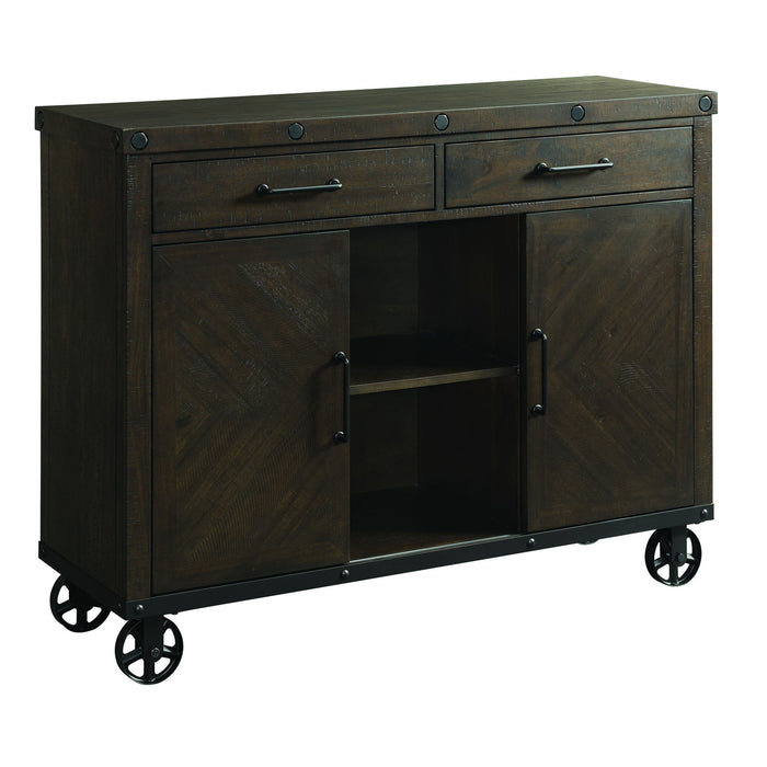 Colorado - Server - Dark Brown – Servers by Elements International at Furniture Wholesale Plus , Nashville furniture store