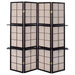 Iggy - 4-Panel Room Divider Folding Shoji Screen - Cappuccino – Room Dividers by CoasterEveryday at Furniture Wholesale Plus , Nashville furniture store
