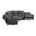 Saber - 6 Piece Sectional Set - Texas Granite – Stationary Sectionals by Elements International at Furniture Wholesale Plus , Nashville furniture store