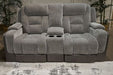 Mixed Motion - Power Reclining Loveseat With Console / Adjustable Headrest – Reclining Loveseats by Signature Design by Ashley® at Furniture Wholesale Plus , Nashville furniture store
