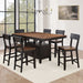 Bermuda - Counter Dining Set - Premium 5 Piece Dining Room Sets from Steve Silver Furniture - Just $1339! Shop now at Furniture Wholesale Plus  We are the best furniture store in Nashville, Hendersonville, Goodlettsville, Madison, Antioch, Mount Juliet, Lebanon, Gallatin, Springfield, Murfreesboro, Franklin, Brentwood