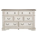 Abbey Park - 7 Drawer Dresser - Antique White – Dressers by Liberty Furniture at Furniture Wholesale Plus , Nashville furniture store