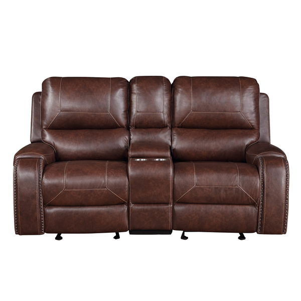 Keily - Manual Motion Glider Loveseat – Reclining Loveseats by Steve Silver Furniture at Furniture Wholesale Plus , Nashville furniture store