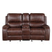Keily - Manual Motion Glider Loveseat – Reclining Loveseats by Steve Silver Furniture at Furniture Wholesale Plus , Nashville furniture store