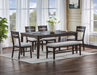 Higgins - Bench - Dark oak - Premium Dining Benches from Crown Mark - Just $139! Shop now at Furniture Wholesale Plus  We are the best furniture store in Nashville, Hendersonville, Goodlettsville, Madison, Antioch, Mount Juliet, Lebanon, Gallatin, Springfield, Murfreesboro, Franklin, Brentwood