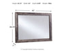 Derekson - Bedroom Mirror - Multi Gray – Mirrors by Benchcraft® at Furniture Wholesale Plus , Nashville furniture store