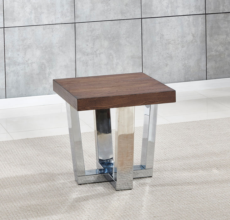 Laredo - Side Table - Brown – Side Tables by Steve Silver Furniture at Furniture Wholesale Plus , Nashville furniture store