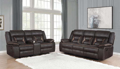 Greer - Upholstered Reclining Sofa Set - Premium Reclining Sofas & Loveseats from CoasterEveryday - Just $2069! Shop now at Furniture Wholesale Plus  We are the best furniture store in Nashville, Hendersonville, Goodlettsville, Madison, Antioch, Mount Juliet, Lebanon, Gallatin, Springfield, Murfreesboro, Franklin, Brentwood