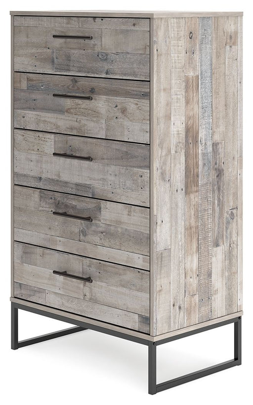 Neilsville - Whitewash - Five Drawer Chest - Premium Accent Chests from Signature Design by Ashley® - Just $208! Shop now at Furniture Wholesale Plus  We are the best furniture store in Nashville, Hendersonville, Goodlettsville, Madison, Antioch, Mount Juliet, Lebanon, Gallatin, Springfield, Murfreesboro, Franklin, Brentwood