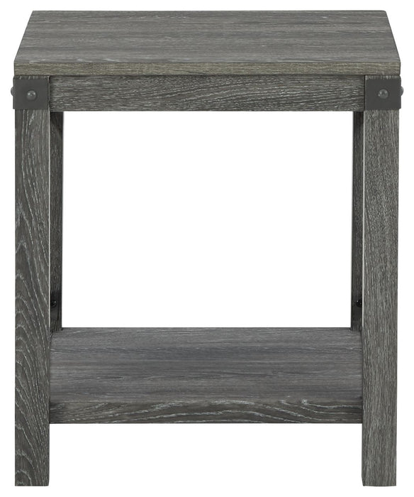 Freedan - Square End Table - Grayish Brown – End Tables by Signature Design by Ashley® at Furniture Wholesale Plus , Nashville furniture store