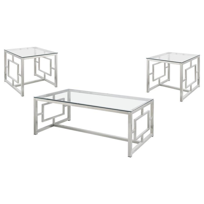 Merced - Rectangular Coffee Table Set – Table Sets by Coaster Fine Furniture at Furniture Wholesale Plus , Nashville furniture store