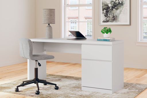 Onita - White - Home Office Desk - Premium Writing Desks from Signature Design by Ashley® - Just $228! Shop now at Furniture Wholesale Plus  We are the best furniture store in Nashville, Hendersonville, Goodlettsville, Madison, Antioch, Mount Juliet, Lebanon, Gallatin, Springfield, Murfreesboro, Franklin, Brentwood