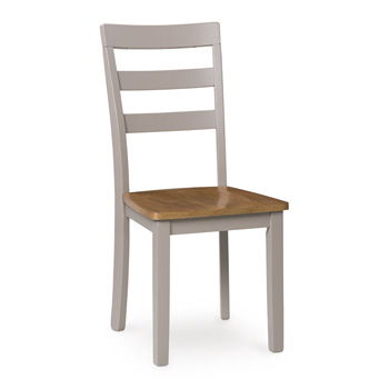 Harperfeld - Dining Room Side Chair (Set of 2) - Natural / Gray – Chair Sets by Signature Design by Ashley® at Furniture Wholesale Plus , Nashville furniture store