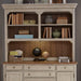 Farmhouse Reimagined - Credenza Hutch - Antique White / Chestnut Tops – Credenzas by Liberty Furniture at Furniture Wholesale Plus , Nashville furniture store