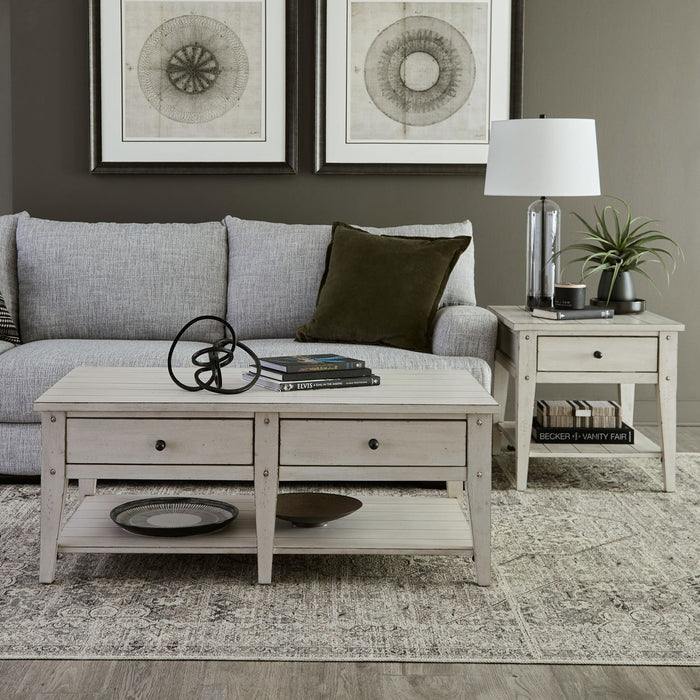 Lake House - 3 Piece Set (1-Cocktail 2-End Tables) – Table Sets by Liberty Furniture at Furniture Wholesale Plus , Nashville furniture store