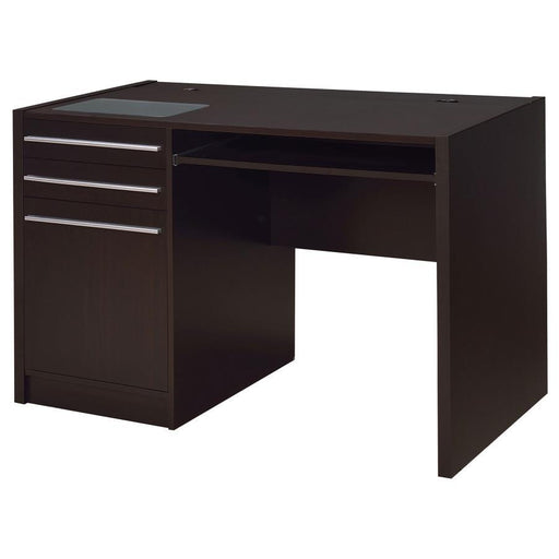 Halston - Office Computer Desk - Premium Computer Desks from CoasterEveryday - Just $369! Shop now at Furniture Wholesale Plus  We are the best furniture store in Nashville, Hendersonville, Goodlettsville, Madison, Antioch, Mount Juliet, Lebanon, Gallatin, Springfield, Murfreesboro, Franklin, Brentwood