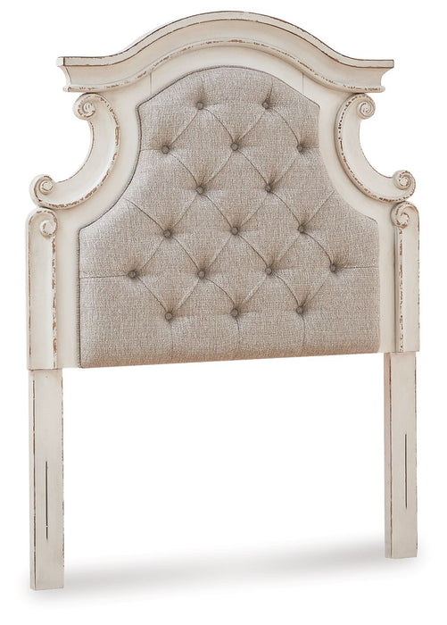 Realyn - Twin UPH Panel Headboard - Chipped White – Panel Headboards by Signature Design by Ashley® at Furniture Wholesale Plus , Nashville furniture store