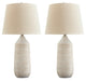 Willport - Ceramic Table Lamp (Set of 2) - Off White – Table Lamps by Signature Design by Ashley® at Furniture Wholesale Plus , Nashville furniture store