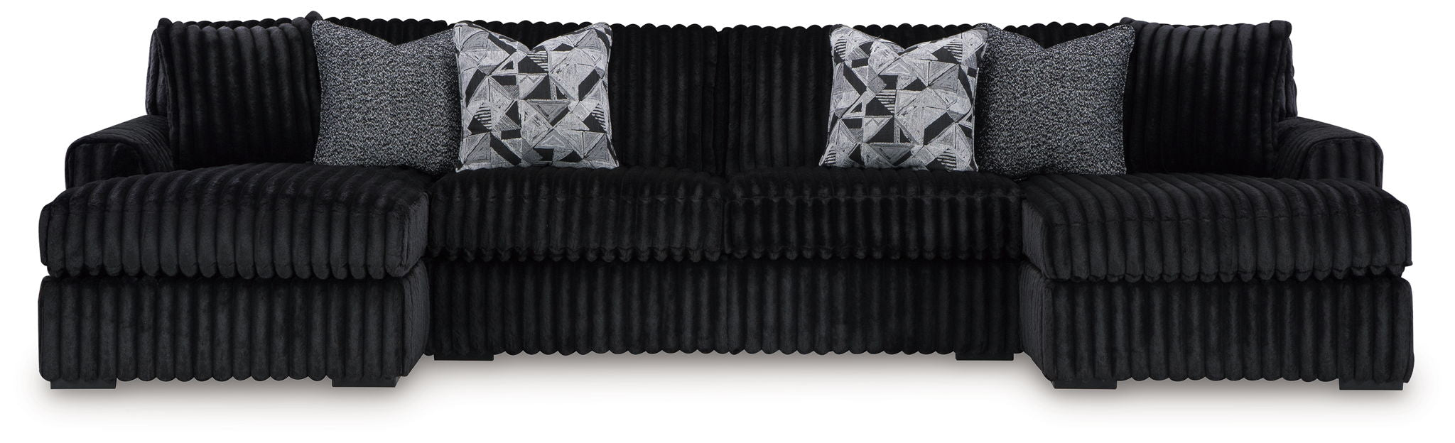 Midnight-Madness - Sectional - Premium Stationary Sectionals from Signature Design by Ashley® - Just $1208! Shop now at Furniture Wholesale Plus  We are the best furniture store in Nashville, Hendersonville, Goodlettsville, Madison, Antioch, Mount Juliet, Lebanon, Gallatin, Springfield, Murfreesboro, Franklin, Brentwood