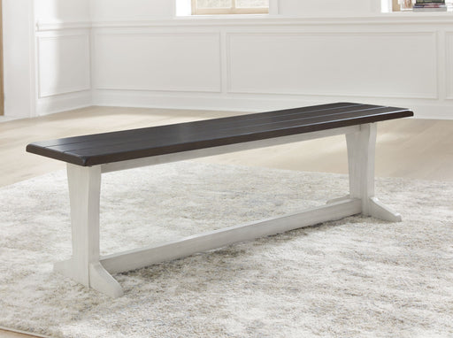 Darborn - Large Dining Room Bench - Gray / Brown – Dining Benches by Signature Design by Ashley® at Furniture Wholesale Plus , Nashville furniture store