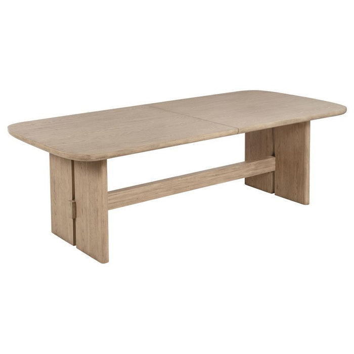Kailani - Rectangular Wood Dining Table - Beige Oak – Dining Tables with Extensions by Coaster Fine Furniture at Furniture Wholesale Plus , Nashville furniture store