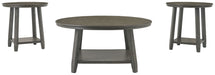 Caitbrook - Occasional Table Set (Set of 3) - Gray – Table Sets by Signature Design by Ashley® at Furniture Wholesale Plus , Nashville furniture store