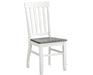 Caylie - Side Chair (Set of 2) - White – Chair Sets by Steve Silver Furniture at Furniture Wholesale Plus , Nashville furniture store