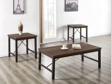 Jersey - 3 Pieces Occasional Table Set - Brown – Table Sets by Steve Silver Furniture at Furniture Wholesale Plus , Nashville furniture store