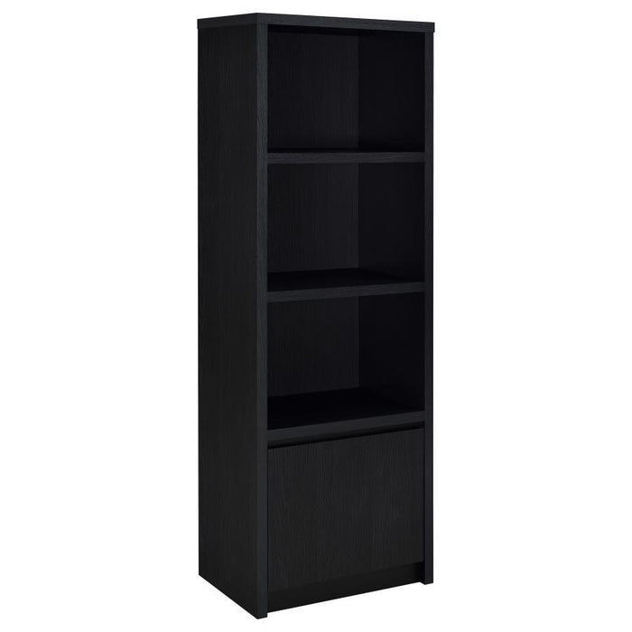 Winfield - 3-Sheld Media Tower Entertainment Pier - Black – Piers by Coaster Fine Furniture at Furniture Wholesale Plus , Nashville furniture store