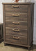 Vonitta Bay - Five Drawer Chest - Dark Brown – Accent Chests by Signature Design by Ashley® at Furniture Wholesale Plus , Nashville furniture store